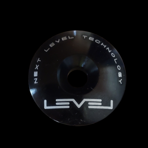 SRAM LEVEL CNC TOP CAP WITH BOLT IN BLACK